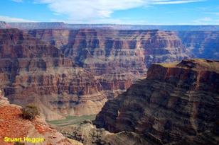 Layers of sedimentary rocks in the Grand Canyon, USA.