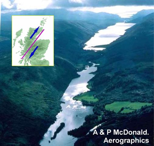 Great Glen fault, Scotland