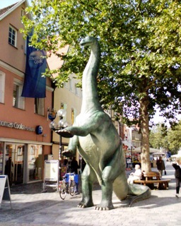 Broodysaurus in Bayreuth. Photo - Ted Nield