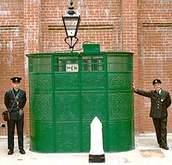 Victorian urinal, Crich Tramway Village, Derbyshire