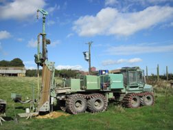 Banks drilling rig at Cockle Farm