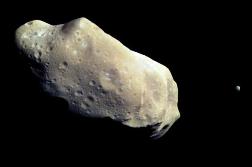 Asteroid 243 Ida, a binary asteroid.