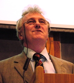 Richard Fortey addresses the BA Geology Section at York University