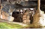 Chemical solution of limestone, Cheddar Caves, Somerset.