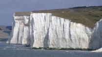 Chalk cliffs on the Sussex coast