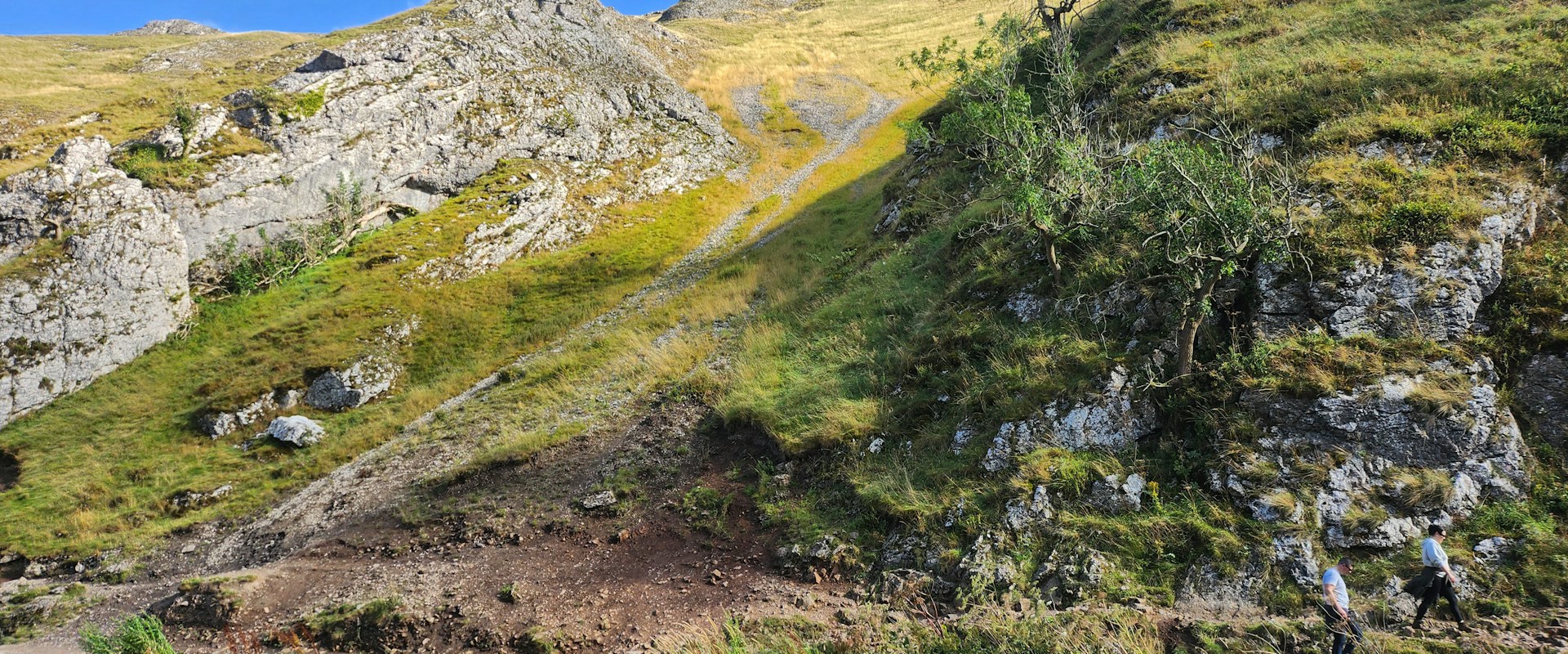 A stream running through the hillside