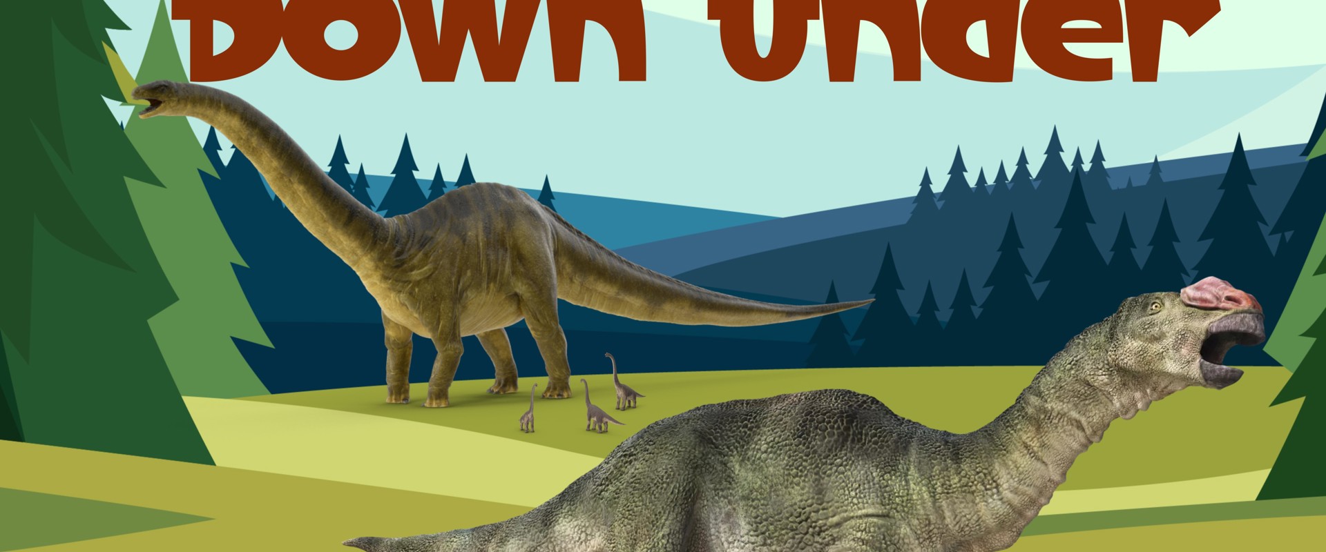 Dinosaurs Down Under Graphic