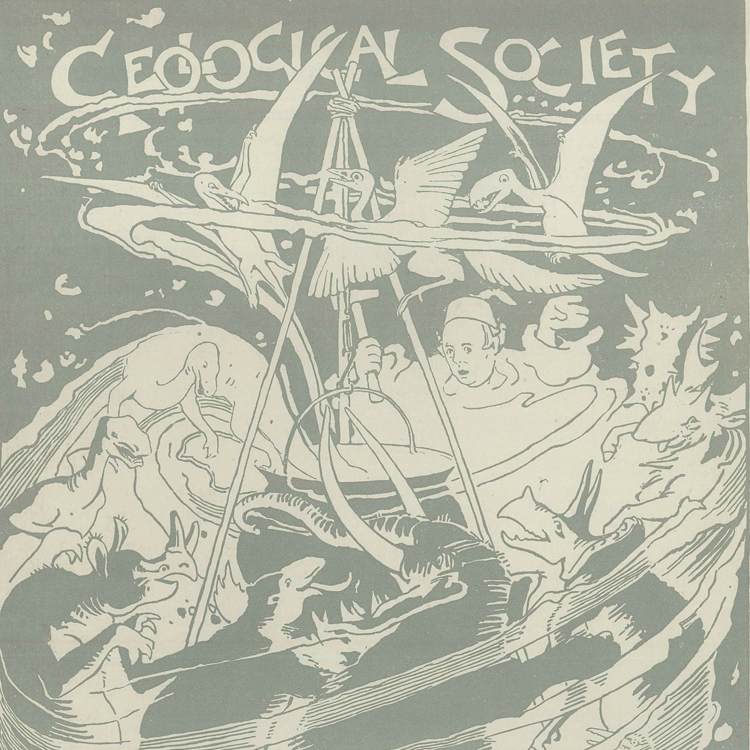 Front page of the menu for the Anniversary Dinner, 1894