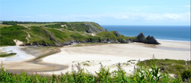 Three cliffs bay
