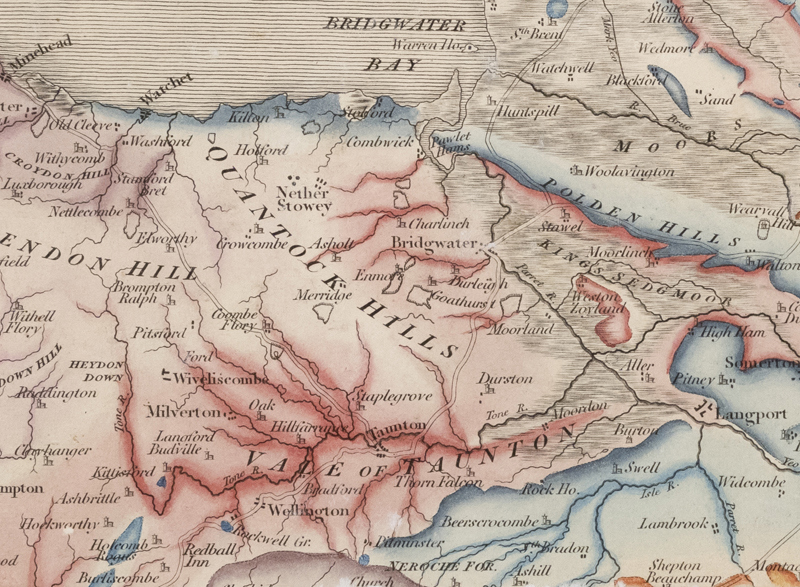 Quantock Greenough Map