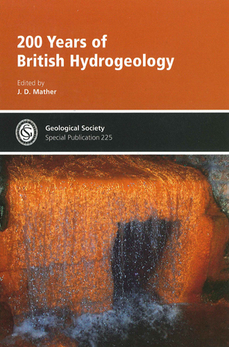 Cover Image 200 Years of British Hydrogeology 