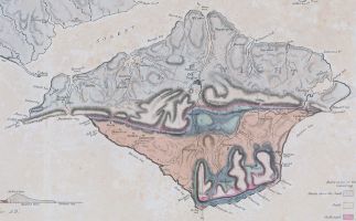 Thomas Webster's geological map of the Isle of Wight