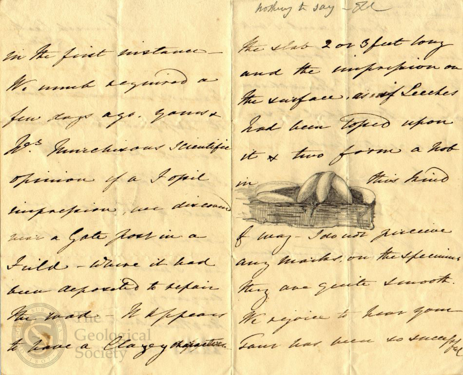 Letter from Charlotte Percy, 1838