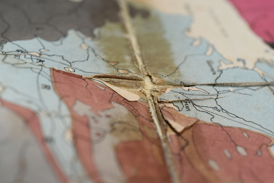 Griffith Ireland - Map Creases