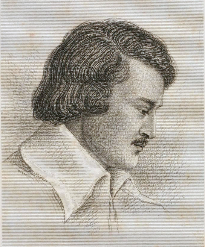 Portrait of Louis Agassiz aged 19 by Cecile Braun