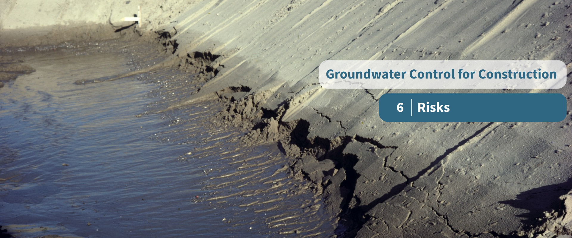 Groundwater control for construction session 6 risk image