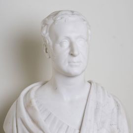 Marble bust of Roderick Impey Murchison