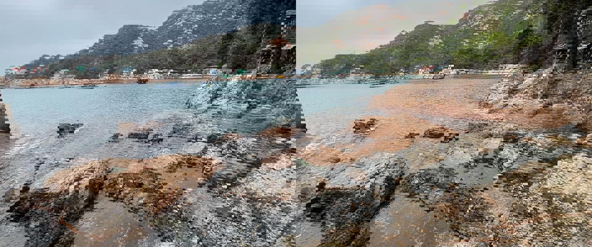 Landscape of cross cutting mafic dyke