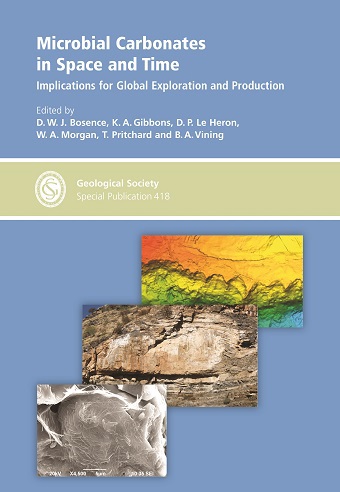 Cover Image Microbial Carbonates in Space and Time