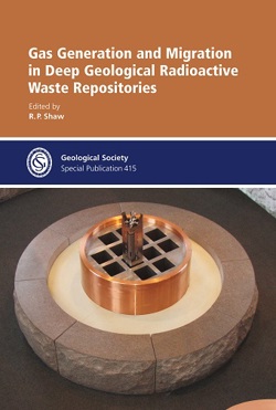 Cover Gas Generation and Migration in Deep Geological Radioactive Waste Repositories 