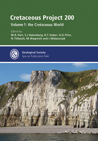 Cover - Cretaceous Project 200, Volume 1: The Cretaceous World Special Publication 544 SP544