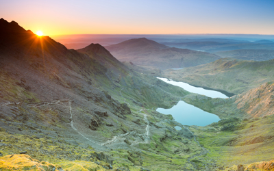 Yr Wyddfa/Mount Snowdon, Wales, UK