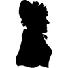 Silhouette of Etheldred Benett
