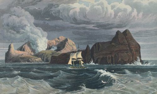 Sulphur Island, Basil Hall, ‘Account of a voyage of discovery to the west coast of Corea and the Great Loo-Choo Island…’(1818)