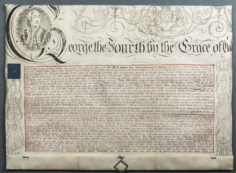 Geological Society Charter, 1825