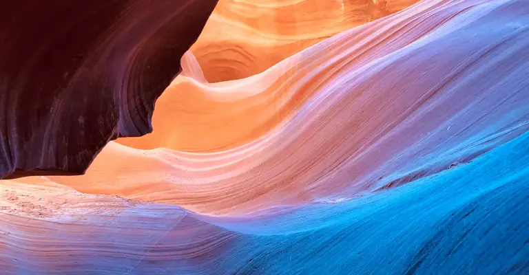 Color Array Rock Formation