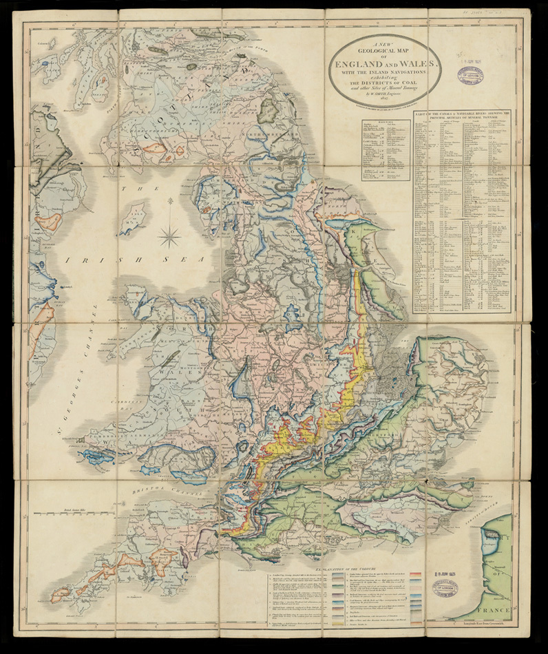 William Smith's reduced map of England and Wales 1827