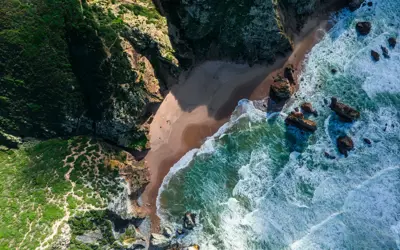Land With Beach Waves