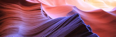 purple, red and white hued rock formations