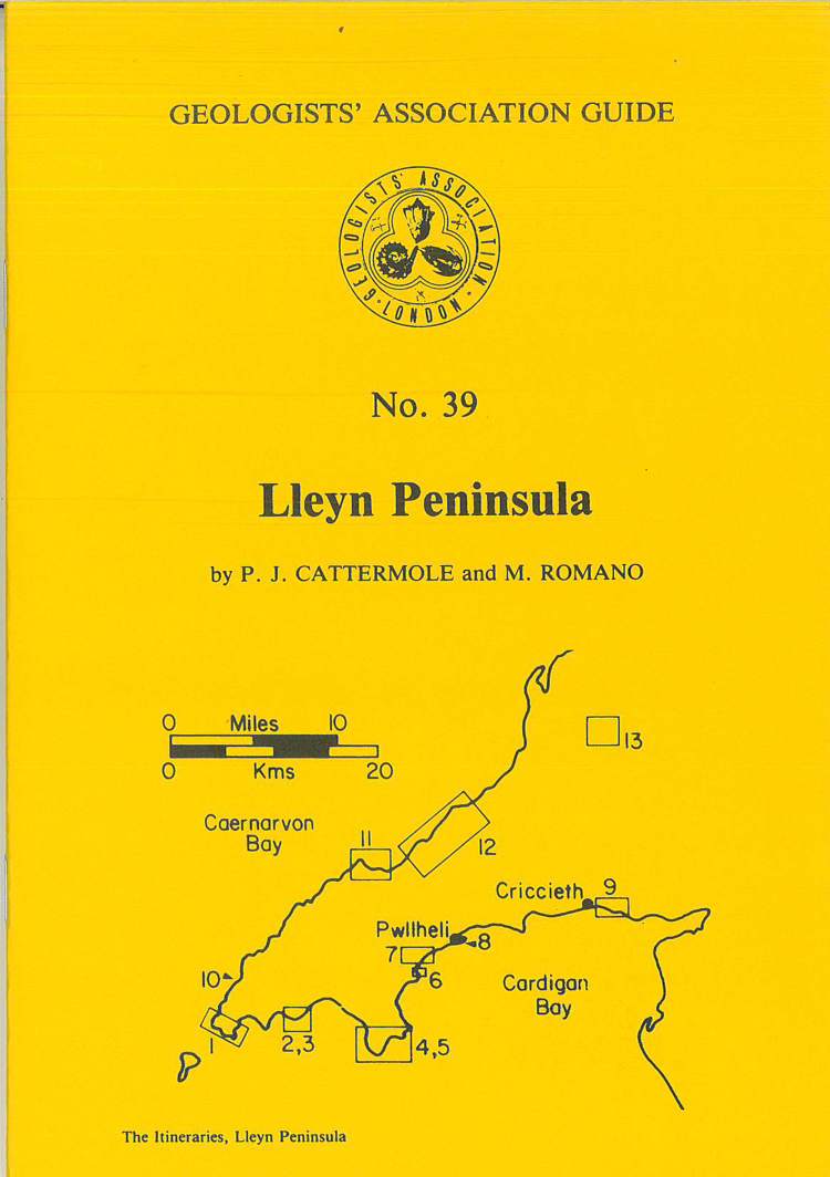 Book cover GSA Guide 39 Lleyn Peninsula