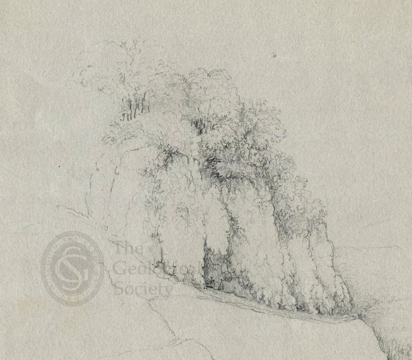 Drawing of Modern Travertine by Charlotte Murchison