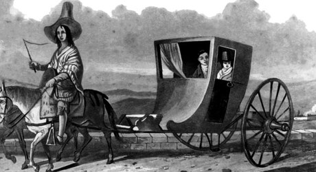 Detail from Frontispiece to Maria Graham’s ‘Journal of a residence in Chile, during the year 1822 : and a voyage from Chile to Brazil in 1823’ (1824).