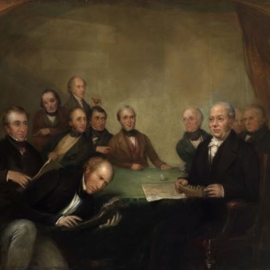 Painting of the British Association at Newcastle, 1838