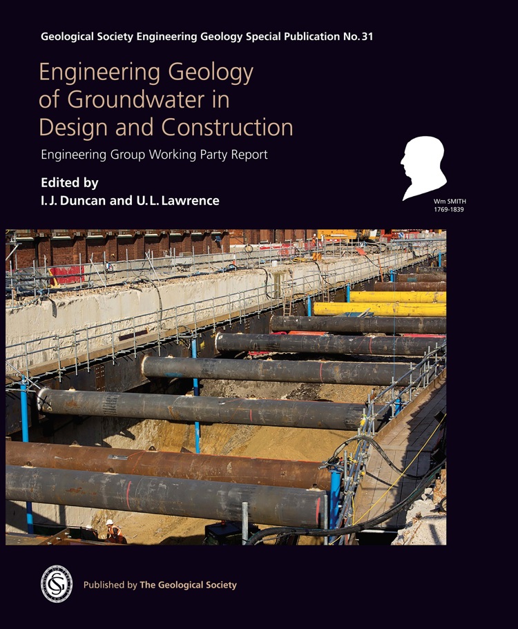Cover image  Engineering Geology of Groundwater in Design and Construction: Engineering Group Working Party Report