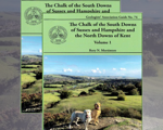 Cover and background  Chalk of the South Downs of Sussex and Hampshire and the North Downs of Kent (Volumes 1 and 2)