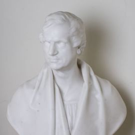 Marble bust of Adam Sedgwick