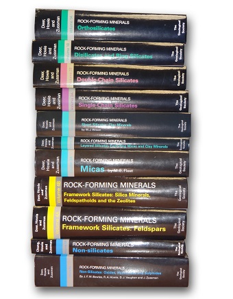 Rock-Forming Minerals 11 volume set | The Geological Society of London