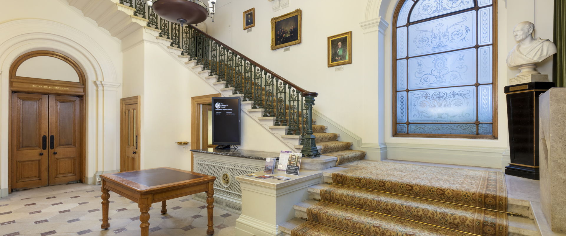 The Grand Staircase at the Geological Society.